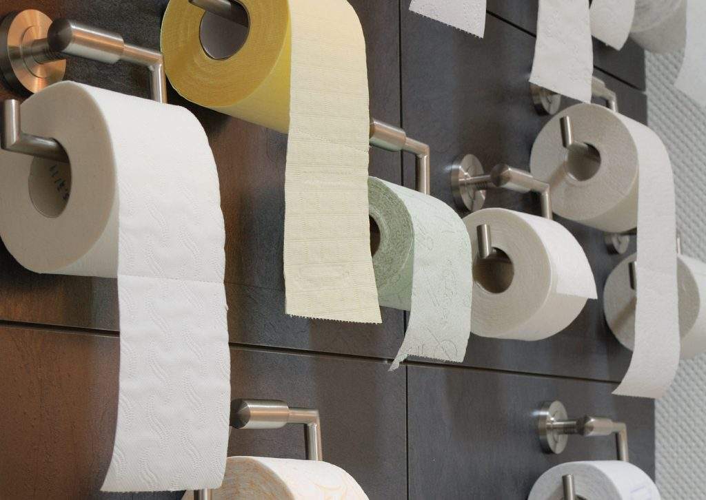 toilet rolls