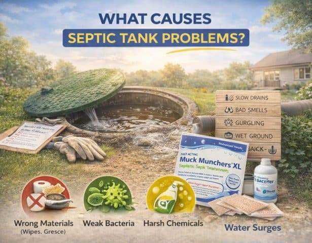What Causes Septic Tank Problems?