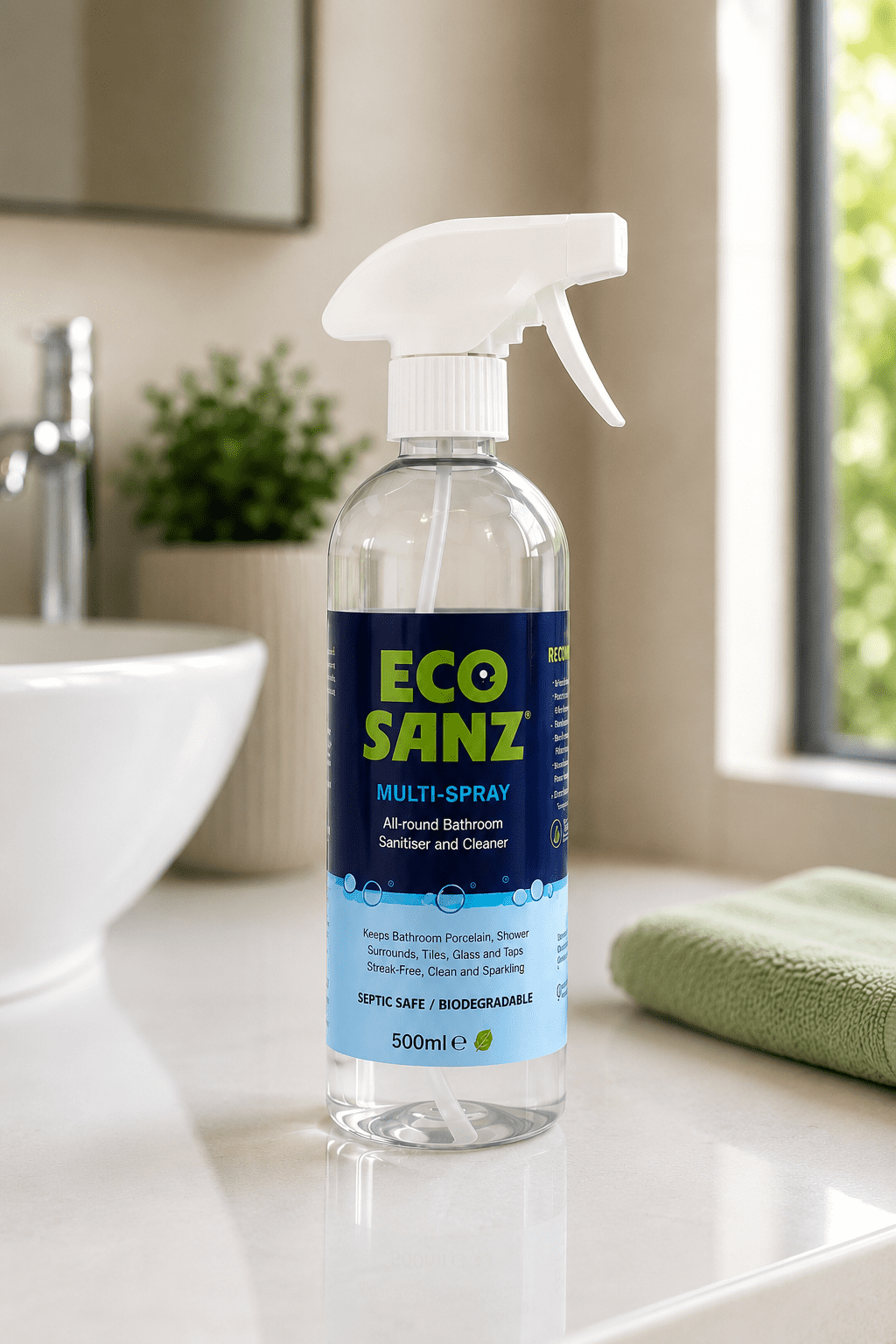 ECO SANZ - MULTI-SPRAY Eco-Sanz bathroom