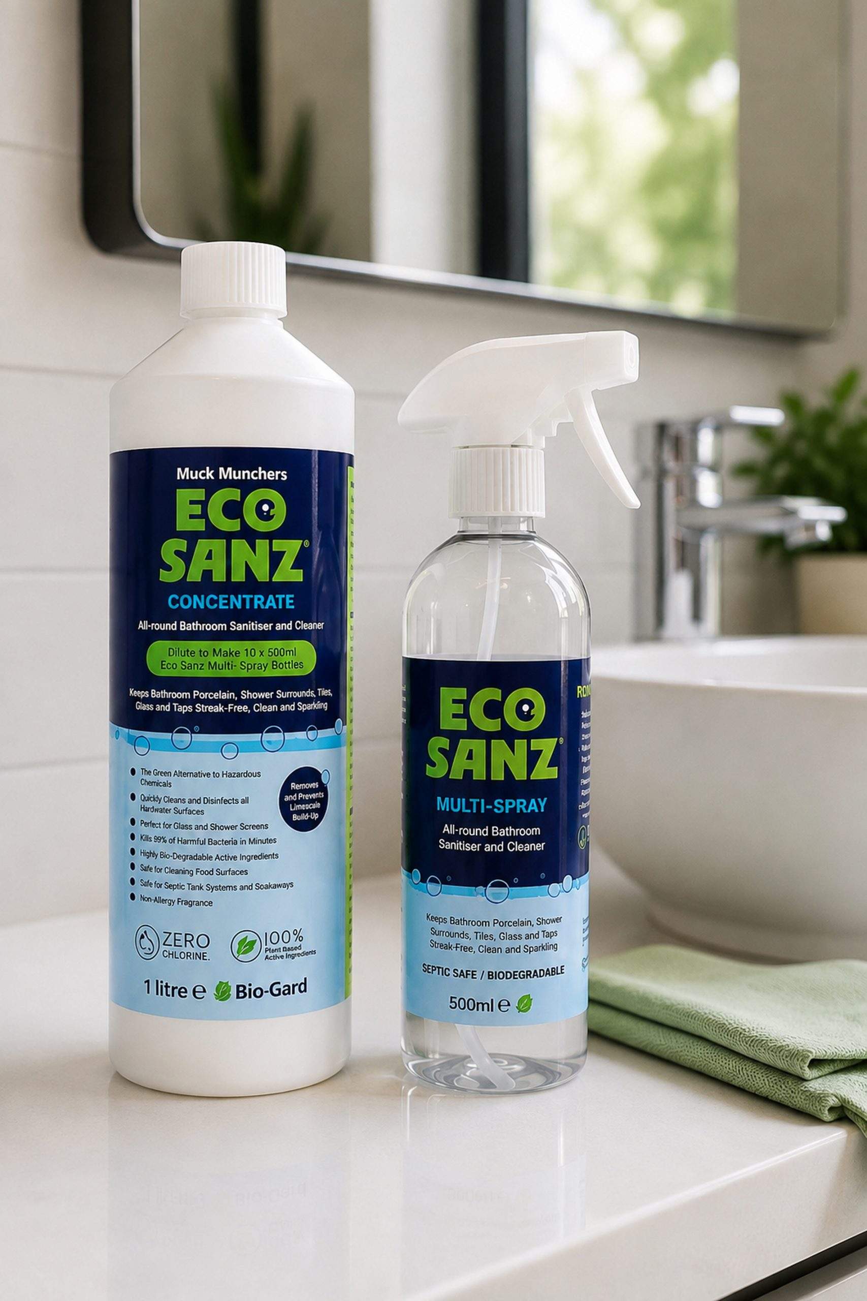 ECO SANZ - MULTI-SPRAY Eco-Sanz bathroom